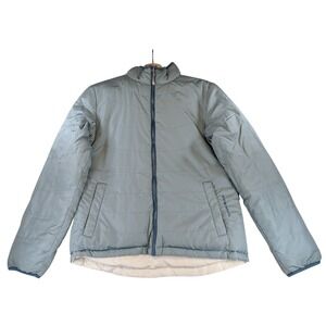 Black Diamond Reversible Down Puffer Jacket Blue White Mens Medium Gorpcore